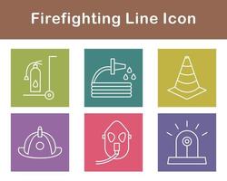 Firefighting Vector Icon Set