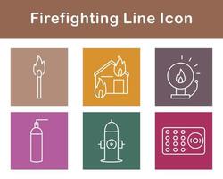 Firefighting Vector Icon Set