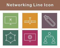 Networking Vector Icon Set