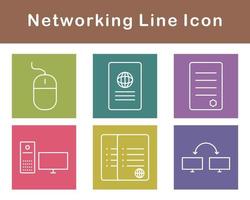 Networking Vector Icon Set