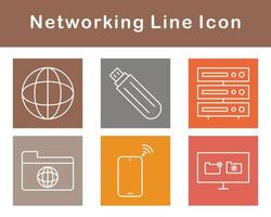 Networking Vector Icon Set