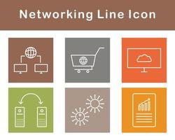 Networking Vector Icon Set