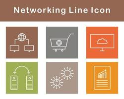 Networking Vector Icon Set