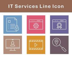 IT Services Vector Icon Set