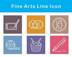 Fine Arts Vector Icon Set