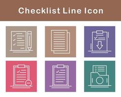 Checklist Vector Icon Set