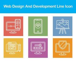 Web Design And Development Vector Icon Set