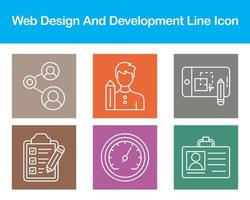 Web Design And Development Vector Icon Set