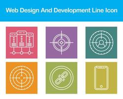 Web Design And Development Vector Icon Set