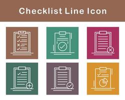 Checklist Vector Icon Set