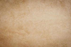 Empty grunge brown paper texture and background with space. photo