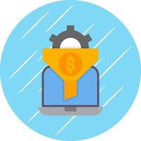 Conversion Rate Optimizer Vector Icon Design