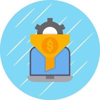 diseño de icono de vector de optimizador de tasa de conversión