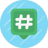 diseño de icono de vector de hashtags