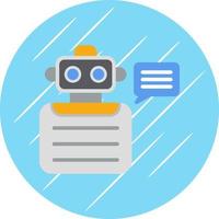 Robot Advisor Vector Icon Design