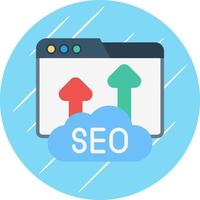 diseño de icono de vector de seo