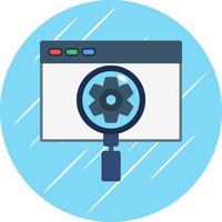 Search Engine Optimisation Vector Icon Design