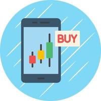 Buy Stocks Vector Icon Design