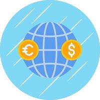 diseño de icono de vector de inversión extranjera