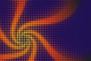 Swirl Gradient Halftone Background vector