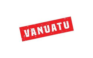 VANUATU stamp rubber with grunge style on white background vector