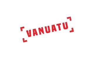 VANUATU stamp rubber with grunge style on white background vector