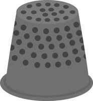 Illustration thimble icon vector