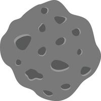 Illustration stone meteorite vector