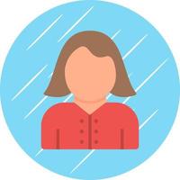 Businesswoman Vector Icon Design