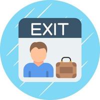 Exit Interview Vector Icon Design