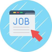 Job Posting Vector Icon Design