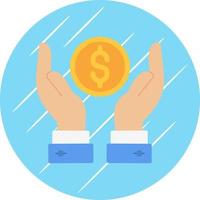 Financial Bonus Vector Icon Design