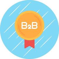 diseño de icono de vector b2b