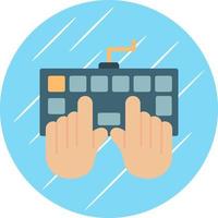 Data Entry Vector Icon Design