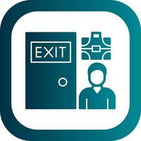 Exit Interview Vector Icon Design