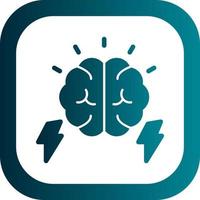 Brain Power Vector Icon Design