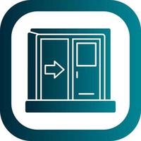 Exit Vector Icon Design
