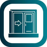 Exit Vector Icon Design