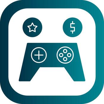 diseño de icono de vector de gamificación