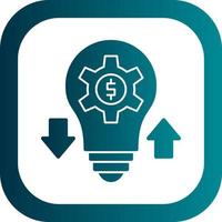 Project Revenue Vector Icon Design
