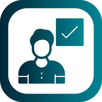 Correct User Vector Icon Design