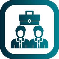 Business Team Vector Icon Design