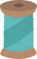 colored bobbin thread vector