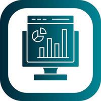 Web Analytics Vector Icon Design