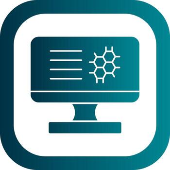 diseño de icono de vector de bioinformática