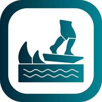 Skurfing Vector Icon Design