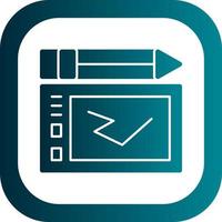 Graphic Tablet Vector Icon Design