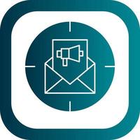 diseño de icono de vector de marketing directo de correo electrónico