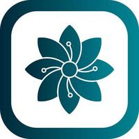 Hydrangea Vector Icon Design