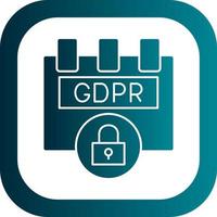 Gdpr Plugin Vector Icon Design